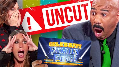 Never-aired bloopers and fails on Celebrity Family Feud! - YouTube