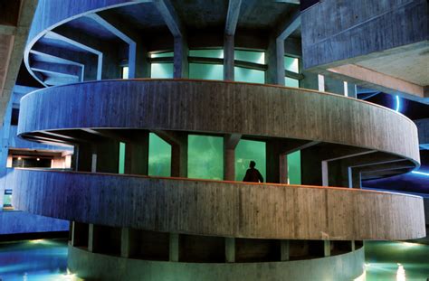 The interior of the New England Aquarium in Boston, Massachusetts. The main museum area is ...