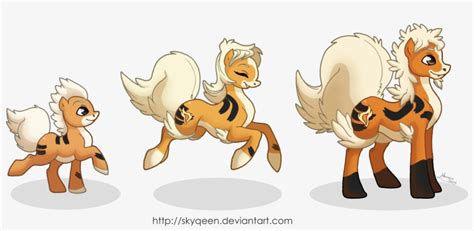 Mysweetqueen, Evolution Chart, Growlithe, Pokémon, - Growlithe Pokemon Evolution Transparent PNG ...