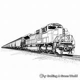 Freight Train Coloring Pages  Free & Printable sketch template