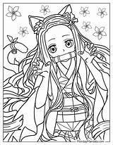 22 Nezuko Coloring Pages Free PDF Printables sketch template
