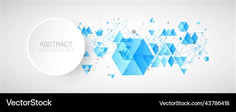 Abstract background with plexus effect Royalty Free Vector