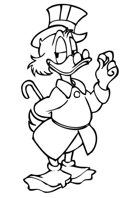 Kids-n-fun.com | Coloring page Scrooge McDuck Scrooge McDuck