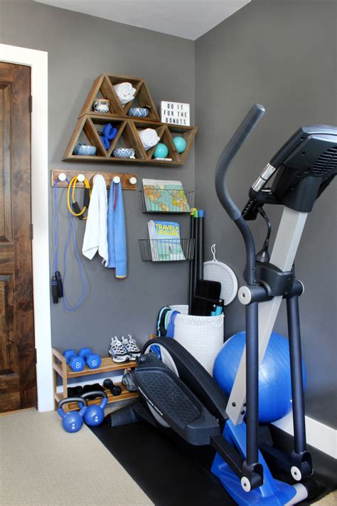 Stylish Home Gym Ideas for Small Spaces - Blue i Style