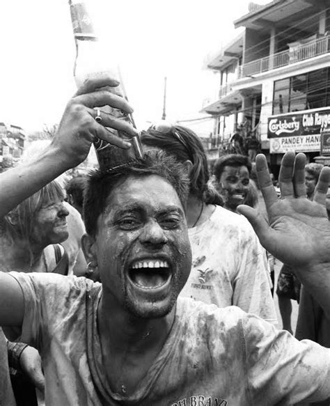 Holi Pictures In Black And White Are Super Fun To Look At