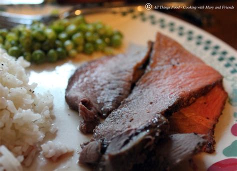 Cooking With Mary and Friends: Marinated Sirloin Tip Roast