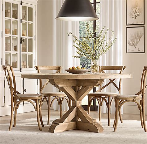 X-Base Solid Wood Dining Table – Hause