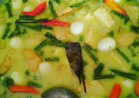 Resep Sayur santan buncis, tahu, telor puyuh,kentang oleh Agita ...