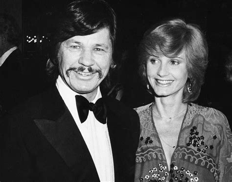 The late Charles Bronson, wife Jill Ireland. | Promis, Mensch