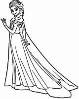 Elsa Coloring Pages Printable Free sketch template