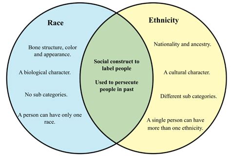 Race And Ethnicity Concept Map