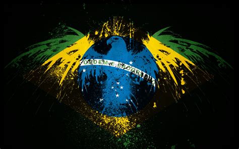 Brazil Flag Wallpaper HD | PixelsTalk.Net