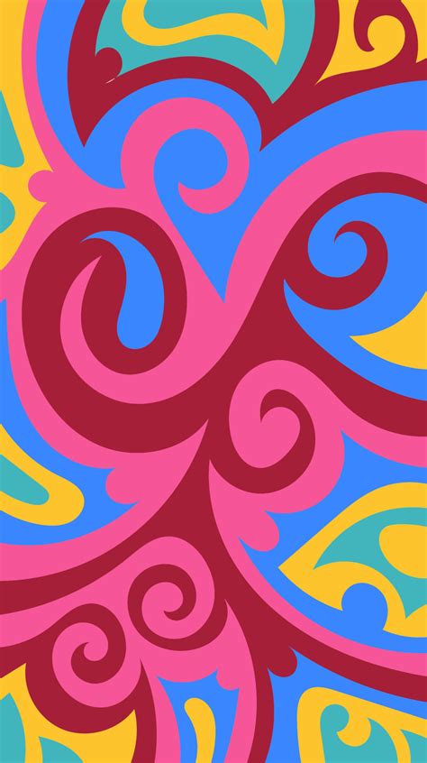 abstract background with curvy swirls shapes and vibrant colors ...