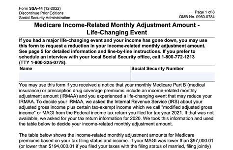 Irmaa Appeal Form 2023 - Printable Forms Free Online