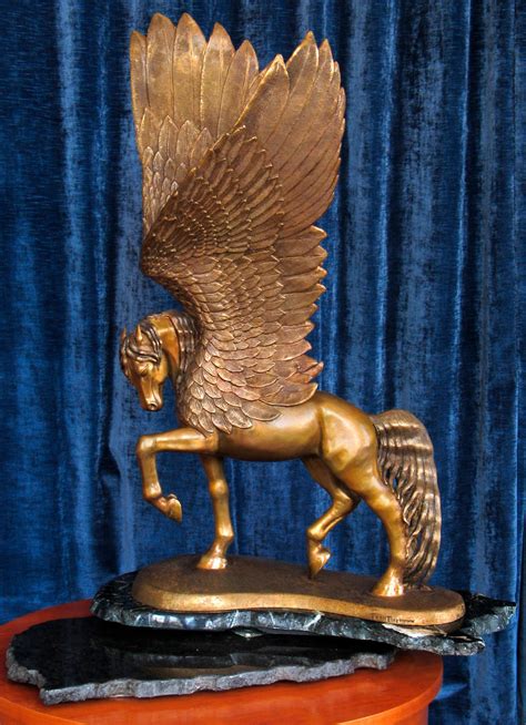 Winged Horse in Bronze by reedymanedkelpie on DeviantArt