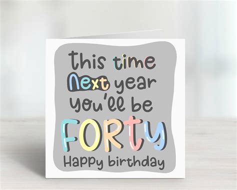 39th Birthday Card Funny Happy 39th Birthday Greeting Cards - Etsy UK