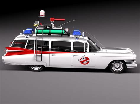 ECTO-1 Ghostbusters car 3D Model $199 - .obj .max .lwo .fbx .c4d .3ds ...