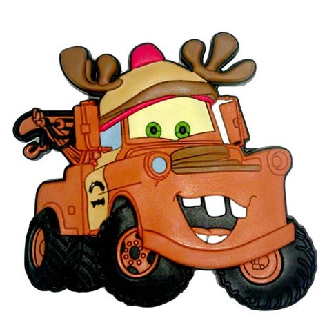 Disney Magnet - Pixar Cars - Reindeer Tow Mater - Christmas