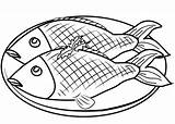 Fish Food Coloring Pages Page  sketch template
