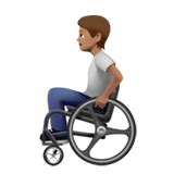 Person in Manual Wheelchair: Medium Skin Tone Emoji 🧑🏽‍🦽