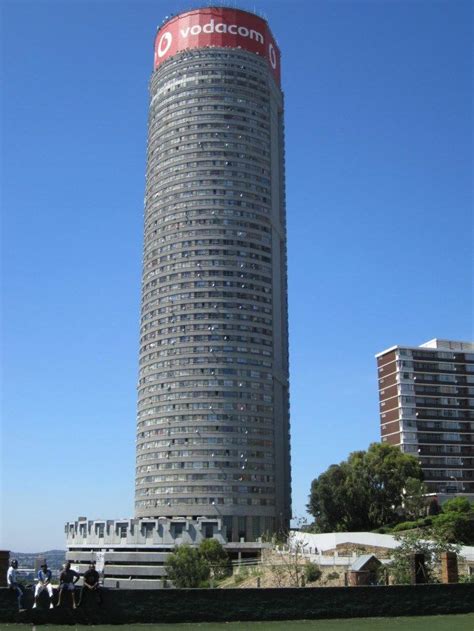 Ponte City, South Africa. Hollow cylinder that was meant to be destination housing but has ...