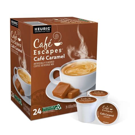 Café Escapes Café Caramel Keurig K-Cup Pods 24-Count | MrOrganic Store