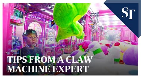 Tips from a claw machine expert | The Straits Times - YouTube