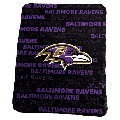 Nfl Baltimore Ravens Classic Fleece Throw Blanket : Target