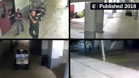 Parkland Shooting Surveillance Video Shows Deputy Remained Outside - The New York Times