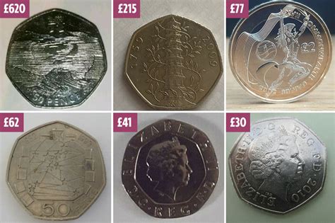 The rarest and most valuable coins worth up to £620