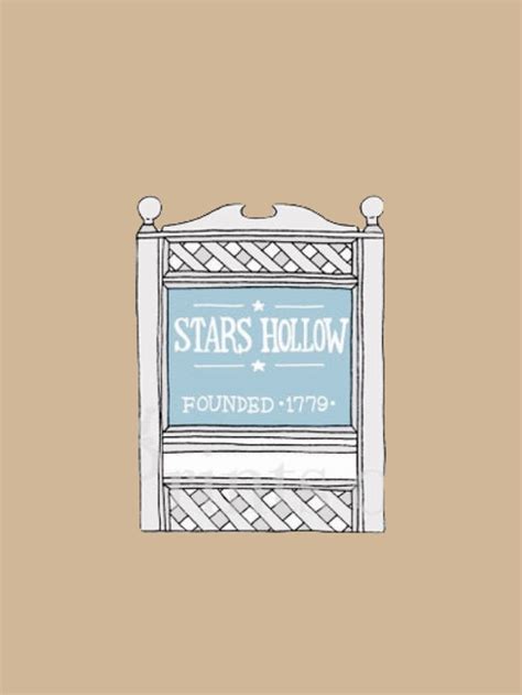 Gilmore girls wallpaper- stars hollow sign | Gilmore girls, Painting of ...