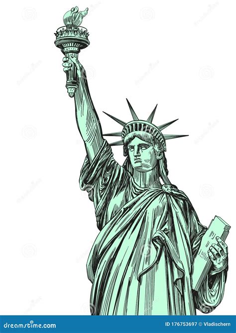 Statue of Liberty, Symbol of Freedom and Democracy in the United States ...