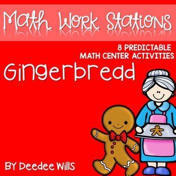 Kindergarten Math Centers ~ Gingerbread - Mrs. Wills Kindergarten