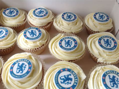 Chelsea FC cupcakes Chelsea Fans, Chelsea Football Club, Cupcake Cakes, Cupcakes, Leo Birthday ...