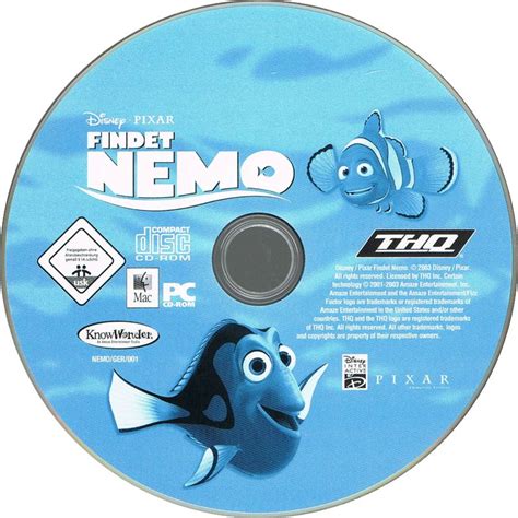 Disney•Pixar Finding Nemo (2003) box cover art - MobyGames