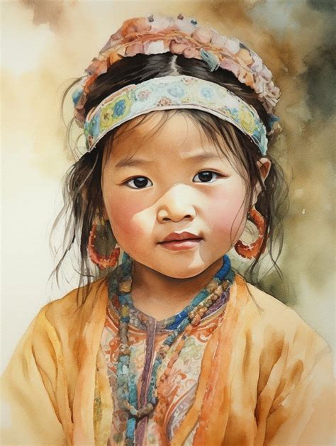 Watercolor Face, Watercolor Portraits, Watercolor Paintings, Baby ...