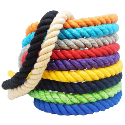 FMS Tri-Color Cotton Rope - Cotton Rope by the Foot for Pet Toys, Crafts, Décor | eBay