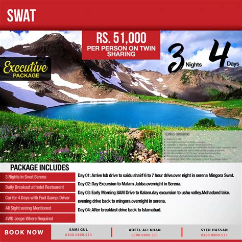 Swat Pakistan Tour – Executive Package