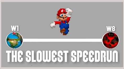 THE SLOWEST SPEEDRUN OF NEW SUPER MARIO BROS. DS - YouTube