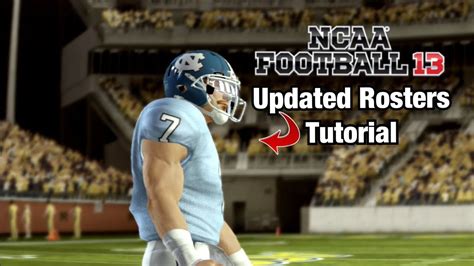 EA Sports NCAA FOOTBALL 13 Updated Rosters Tutorial