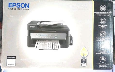 Epson M205 All In One Wireless Ink Tank Black And White Printer With Adf Black at Rs 19999 ...