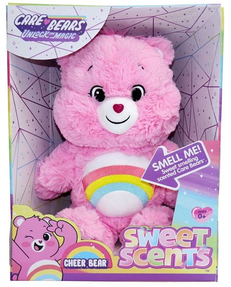 Care Bears Cheer Bear Sweet Scents Soft Plush Toy 33cm | Aussie Toys Online