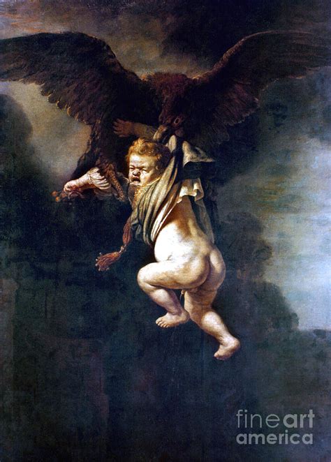 Rape Of Ganymede Painting by Granger