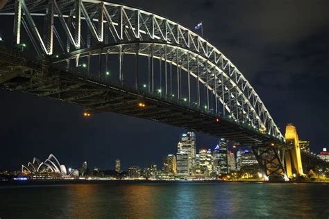 Sydney, Harbour Bridge by Night — Stock Photo © mletschert #25681871