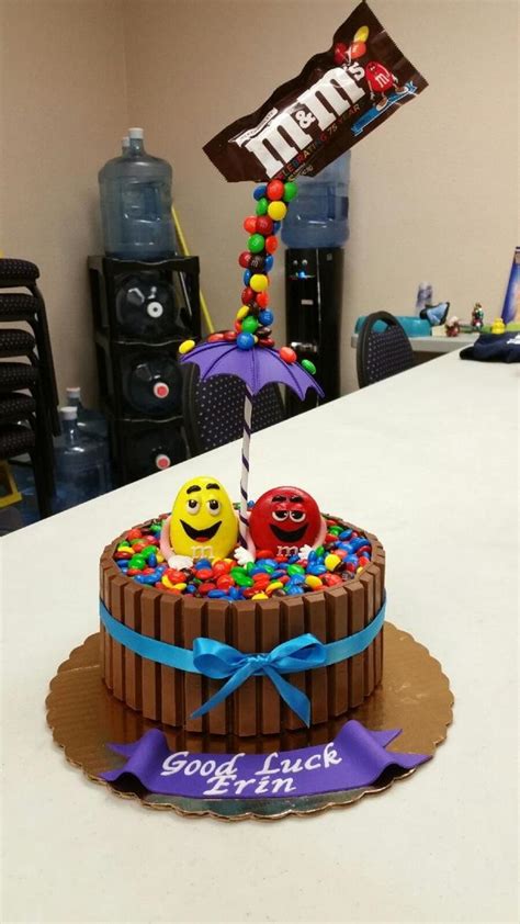 M&m's Gravity Defying Cake - CakeCentral.com