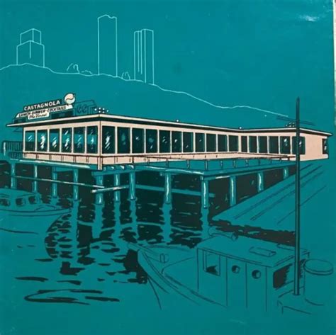 1970S CASTAGNOLA SEAFOOD Restaurant Menu Fisherman's Wharf San Francisco $37.50 - PicClick