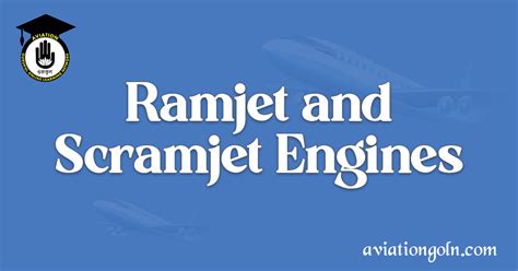 Ramjet and Scramjet Engines: Types of Aircraft Engines - Aviation ...