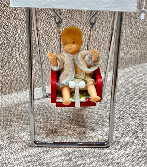 Vintage wind up baby swing 1:6 Scale | Etsy