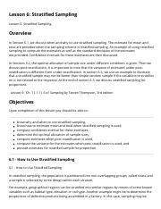 Understanding Stratified Sampling in Statistics | Course Hero