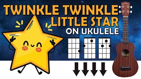 Twinkle twinkle little star - Ukulele Tutorial with Chords + Strumming (Ukulele Play Along ...